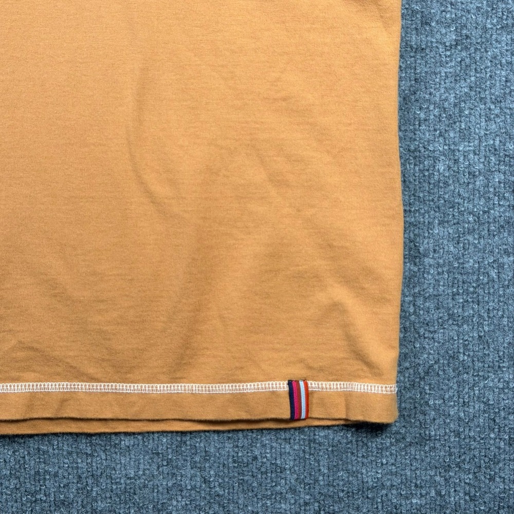 Coogi Heritage Vintage T Shirt Mens XXXL Mustard Yellow Knit Graphic SS Tee - Picture 2 of 12